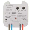 A beépített antenna az alapkiszerelés része Vezeték nélküli multifunkciós kapcsoló egység hőérzékelővel - IP 65 védettséggel RF Control / LED égők beépített RF modullal LED RGB égő, beépített vezeték
