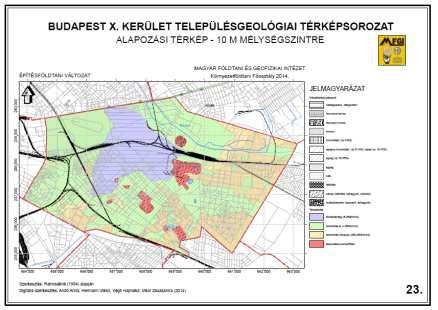 Szilárd kőzet kibúvás Ba-1 kőzetszilárdság (R v )>250 MN/m 2 Ba-3 kőzetszilárdság (R v )<50 MN/m 2 Bb-1 jó teherbírás (σ a >450