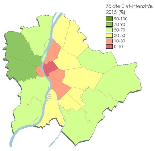 2.1.6. Zöldfelületek állapota, zöldfelület-gazdálkodás A Budafok-Tétény Budapest XXII.