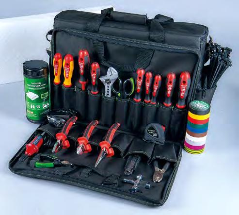 Szervíztáskák Szervíztáska Supply Plus Dokumentumtároló zseb, bedugós helyek szerszámok és mérőműszerek részére, zseb apró alkatrészek számára, nagy bedugós rekeszek, gumiszalagos elválasztás,