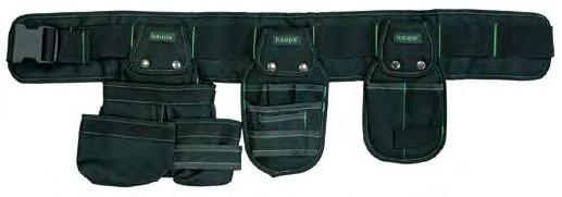kettős padlólap apró alkatrészek részére tárolódobozzal 220103 150 30 260 0,102 1 HAUPA övtáska ToolBelt 8 zseb a szerszámai elrendezéséhez, megerősített nagy főzseb, a leginkább