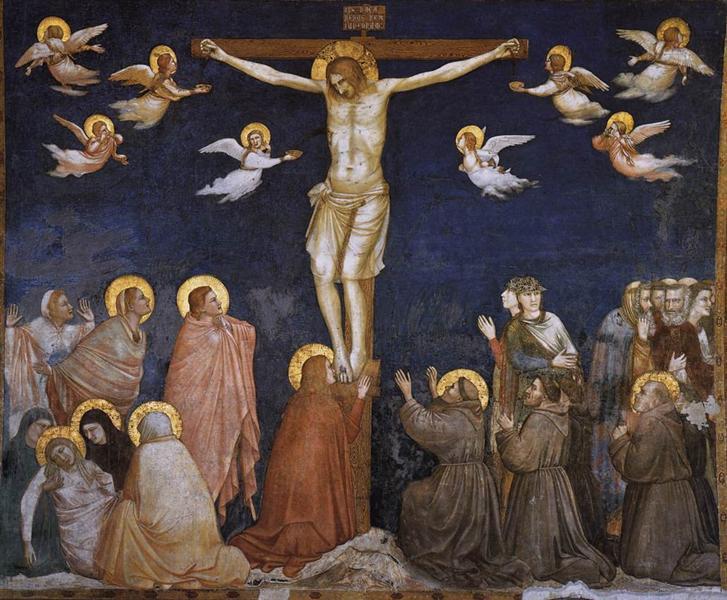 2.4.4. Evangéliumhoz tartozó festmények Giotto di Bondone: Keresztrefeszítés (1311-1320 körül) Szent Ferenc-bazilika, Assisi, Olaszország (forrás: Giotto di Bondone kiemelkedő olasz festő, aki a