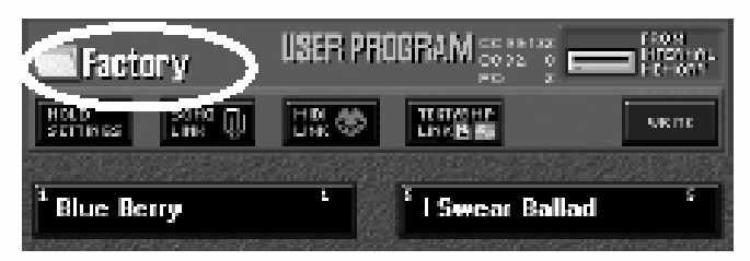 Valószínûleg a dal elnevezése - amelyre ezeket a beállításokat szeretné használni - a legkifejezõbb név, amit adhat.. Programozhat több User programot is egyetlen dalra.