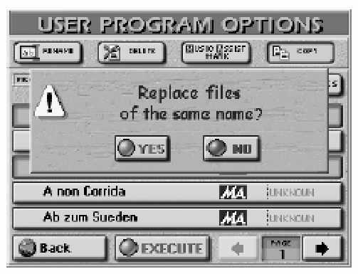 A Music Assistant regisztráció valójában egy virtuális koncepció, mivel csak akkor létezik, hogyha van olyan user program file, amelyre hivatkozni tud.