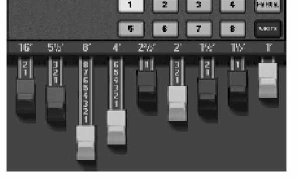 BASS) megszólaltatásához.. Lásd MIDI funkciók a 237. oldalon. Természetesen a PERCUSSION beállítások is megváltoztathatóak az LW1 orgona part-ra.