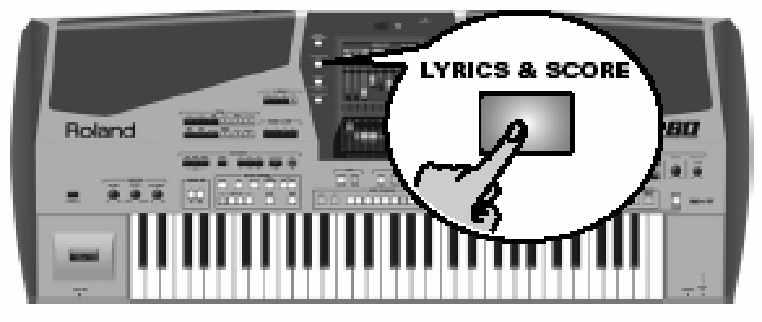 E-80 Munkaállomás Gyors kezdés (3) Nyomja meg a [Back] mez t, hogy visszatérjen az LYRICS oldalra.