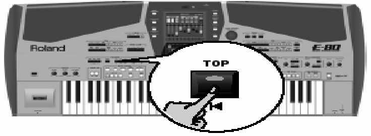 (6) A RECORDING SELECT gomb ikonok aktiválásával határozza meg, hogy mit szeretne felvenni. (7) Ebben a példában kapcsplja be a NOTE, CONTROL CHANGE, PROGRAM CHANGE és PITCH BEND lehet ségeket.