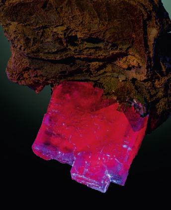 A fluorit kristályszerkezete: baloldalt a kalciumion kocka