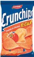 209,- LORENZ X-CUT CHIPS 75 g/db BAKE ROLLS