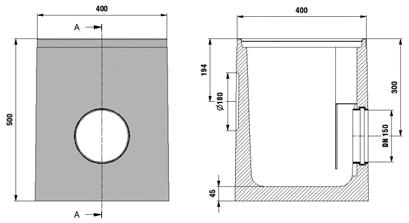 összefolyó 2 Metszetek FASERFIX POINT STANADRD