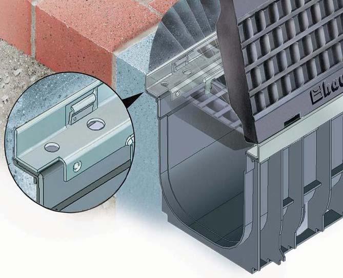 A HAURATON KÜLÖNLEGES ISMERTETŐJEGYEI SIDE-LOCK CSAVARMENTES RÖGZÍTŐRENDSZER A SIDE-LOCK az egyetlen rögzítő rendszer, mely teljes egészében tartozékok nélkül működik.