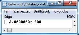 mat >> save e_valt.mat e* % csak az e-vel kezdődő változók Példa 2. >> save a.