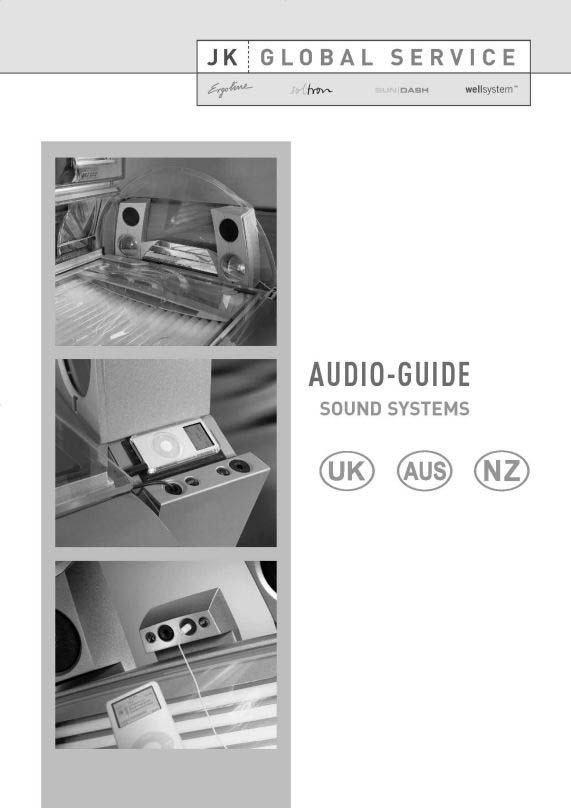 Információk az üzemeltető számára MP3-zene (opcionális) Ha a szolárium működése közben egy MP3-lejátszót magán célra használnak, akkor a szerzői jog értelmében nincs szó nyilvános lejátszásról, így a