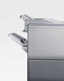 Könyvkészítő finiser ugyanakkora kötegelési képességgel: legfeljebb 25 lapos füzet (B5-SRA3/215 x 279 330 x 487 mm, 90g/m 2 ) A