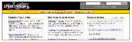 AVC780W 31 2-ES LÉPÉS: DDNS ALKALMAZÁS 1. Lépjen be a http://www.dyndns.