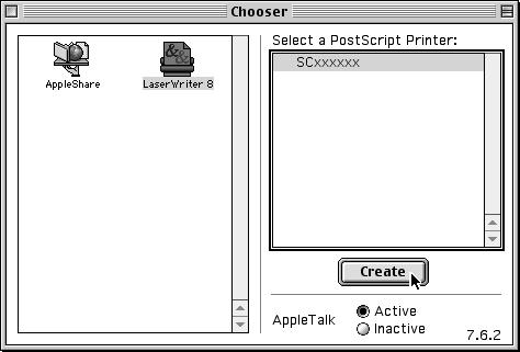 "Control Panels" menüben. Ha ez nem történt meg, telepítse a Macintosh számítógéphez tartozó rendszer CD-ROM-ról. 1 Tegye be a "Software CD-ROM"-ot a számítógép CD-ROM meghajtójába.