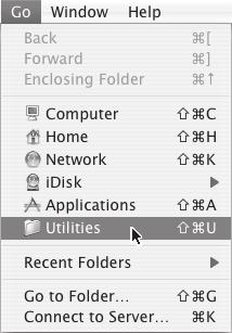 10.5.1 verziók használata esetén klikkeljen a [System Preferences] elemre az Apple menüben ( ), és válassza a [Print & Fax] elemet ( ).