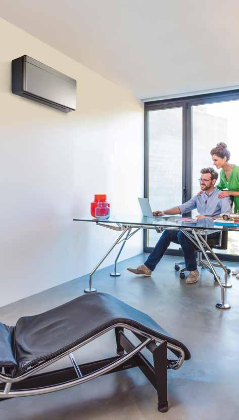 helyiségben. Friss, tiszta levegő A Daikin s Flash Streamer technológia használatával a Stylish a lehető legjobb minőségű belső levegőt biztosítja.