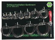 reca szortimentek assortment case 2 részes tömlőbilincsek DIN 307, 9 mm-es szalgaszélességgel; (W), ; táblán Tartalom: Cikkszám 0956 539 2 0-0 db