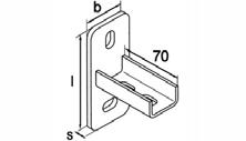RECAmo síntartó elemek recamo - rail supports 0859 02 937 0859 02 938 függőleges kivitel, szerkezetek gyors és tiszta fali rögzítésére, valamint stabil tartóelemek egyszerű összeszerelésére,