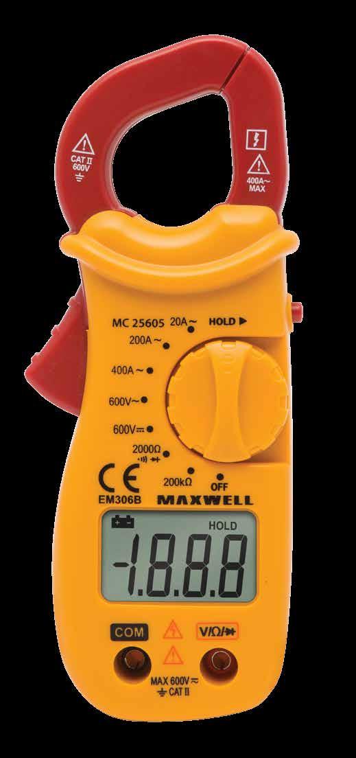 lakatfogók MC-25 605 Általános multiméter lakatfogó egységgel, mely az alapvető