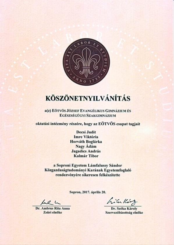 A vetélkedőre nagy érdeklődés mutatkozott, három megyéből, tizenkét oktatási intézményből, nyolcvan diák érkezett a Soproni Közgázra.
