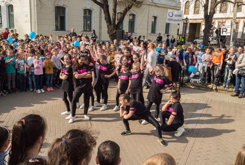 számú Általános Iskola és Sportiskola diákjainak műsora következett, a Pingvinek megmenekülése címmel.