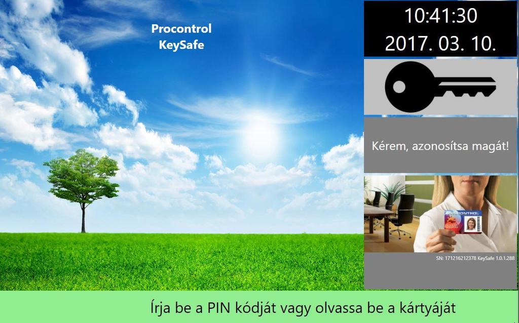 A szekrényben futó szoftver (KeySafe Cabinet Software) szolgáltatásai kulcs felhasználóknak Részletes kezelői funkciók csak a külső szekrény-kezelő szoftverben (KMS) állnak rendelkezésre.