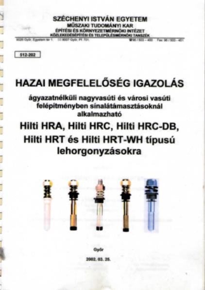 HILTI VASÚTI