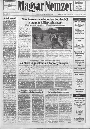 Horn-kormány idején a politikai rendszer emelkedett ki.