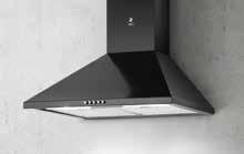 acél Black, white, stainless steel MIN850-MAX1150 410 TUBE PRO ISLAND Ø 43 cm Fekete, fehér, rozsdamentes acél Black, white, stainless steel Maximális teljesítmény Total absorption