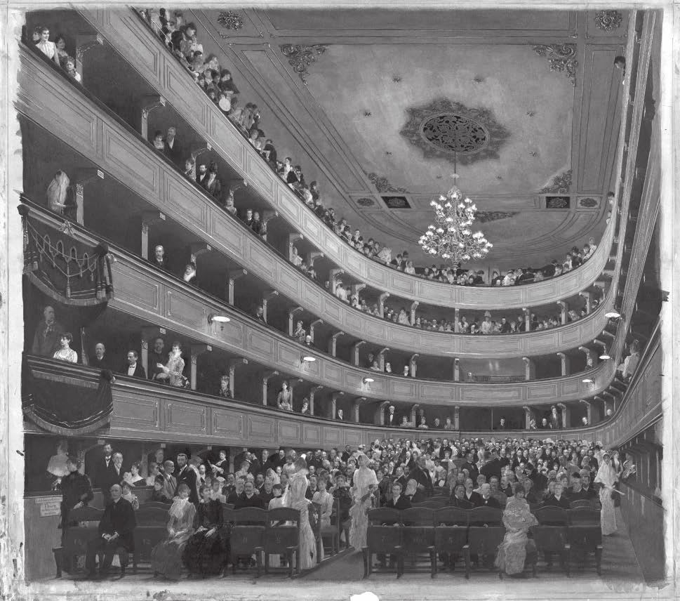 GUSTAV KLIMT ÉS A TATAI SZÍNHÁZ tikus opera mint műfaj a bemutatón egyáltalán nem és a későbbiekben is ritkán jelenik meg.