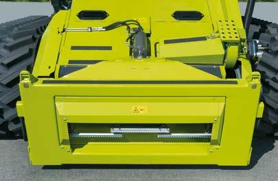 A mechanikus beállítás egy ferdefelhordón lévő felső függesztőkar segítségével megy végbe.