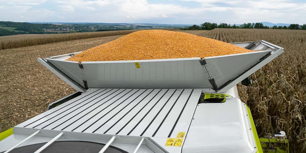 A GRAIN QUALITY CAMERA az elevátorfejen található, olyan helyzetben, ahonnan a termény pontosan megfigyelhető és elemezhető. Jelenleg a LEXION 670 és 660 típusoknál elérhető.