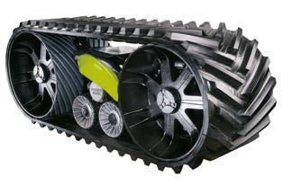 A LEXION 670 és 660 sorozatokhoz három különböző TERRA TRAC rendszer áll rendelkezésre, háromféle szélességben. Így minden igényhez elérhető a szükséges TERRA TRAC gumiheveder.