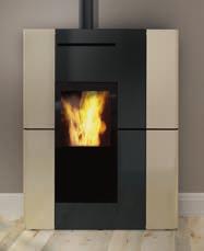 12 VÍZTERES PELLET KÁLYHÁK Programozhatóság napi/heti bordó 18,7 kw 805910 730 000 22,5 kw 806400 770 000 BLADE H 18,7-22,5 kw - acél égőtér -felső füstkivezetés belső ø 8 cm -szinoptikus panel -