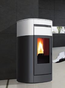 24 KÁLYHÁK PELLET FŰTÉSHEZ Programozhatóság napi/heti Újdonság Újdonság PH chaleur pour la BILD Air Tight C 9,1 kw Zajtalan fűtés, ideális a modern passzív házakhoz.