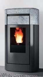 32 KÁLYHÁK PELLET FŰTÉSHEZ Programozhatóság napi/heti VYDA 14,3 kw matt fehér kerámia 805480 Meleg levegő elcsatornázhatósága hátsó kivezetéssel Ø 8 cm - öntvény égőtér - hátsó füstkivezetés belső Ø