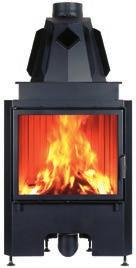 ZÁRT TŰZTEREK FATÜZELÉSHEZ 51 AIRFIRE SÍK AJTÓSZÁRNYAS 10 kw természetes légáramlás Zárt égésterű.