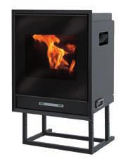 PELLET KAZÁNOK 7 Programozhatóság napi/heti ATLANTA UP 32,8 kw Automata hőcserélő- és égetőtégely tisztító rendszer - Belső pellet tartály 100 kg - hátsó füstkivezetés Ø 10 cm - 3C SYSTEM
