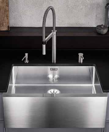 BLAnCo steelart Exkluzív mosogatóközpontok és munkafelületek BLANCO ZEROX 5 S-IF selyemfényű rozsdamentes acél