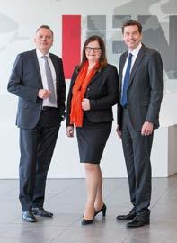 INHALT A HARMADIK GENERÁCIÓ (balról jobbra): Mag. Christian Klinger, Mag. Anette Klinger és DI (FH) Stephan Kubinger MBA. EURÓPA NO.1 ABLAKMÁRKÁJA ERŐS CSALÁDI VÁLLALAT VAGYUNK!