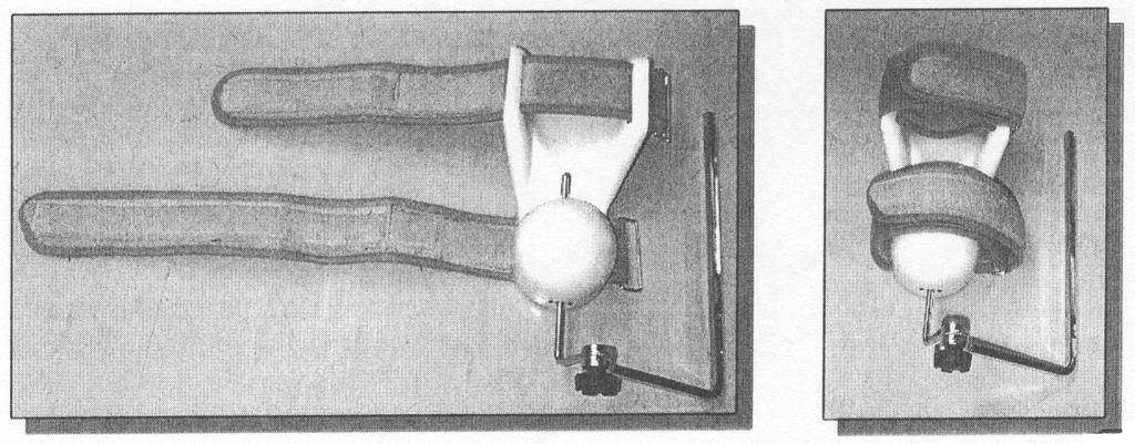 MECHANIKAI BEÁLLÍTÁSOK A párnázat rögzítése A KINETEC Centura készülék