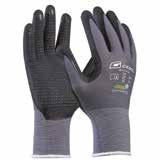 nylon, spandex, bevonat: nitril mikrohab nitril pöttyökkel,