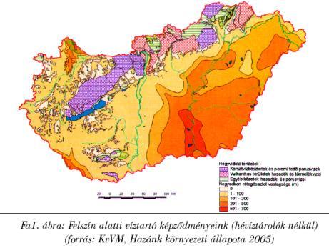 denceüledékek (terület t. m.