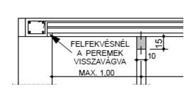 10/15 cm gerenda esetén az alátámasztás maximum 2,00 m DOKA gerenda esetén az alátámasztás maximum 1,50 m 12.