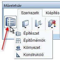 kiválasztása A munka megkezdéséhez válasszon ki egy szerepet (1).