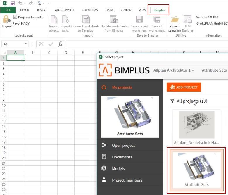 88 Szabványosított Bimplus attribútumkészletek az Allplan