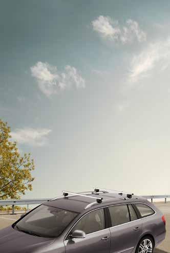 ŠKODA Eredeti zárható alaptartó* ŠKODA Eredeti síléctartó Alumínium profilból, T-núttal.