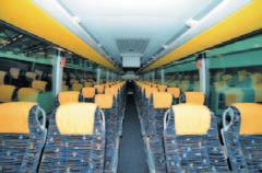 foglalás esetén a Setra S519-es autóbusz 51 62-ig tartó ülőhelyei a Setra S516-os autóbusz